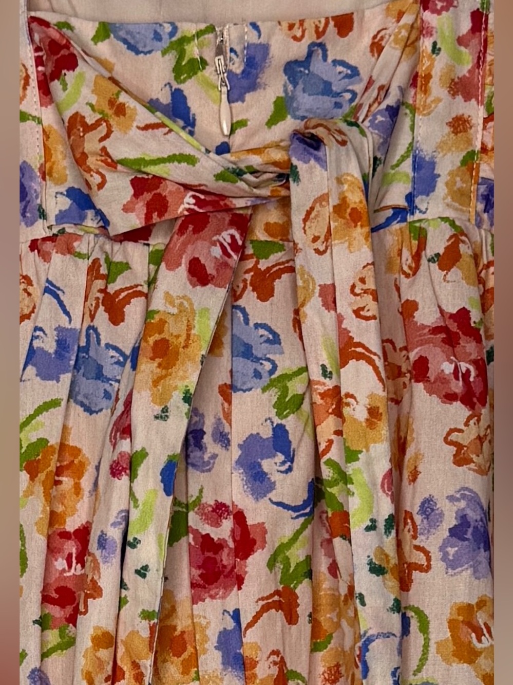 Storia The Rosemary Babydoll Mini Dress Multicolor Floral Ruffle Straps | EUC - Picture 3 of 8